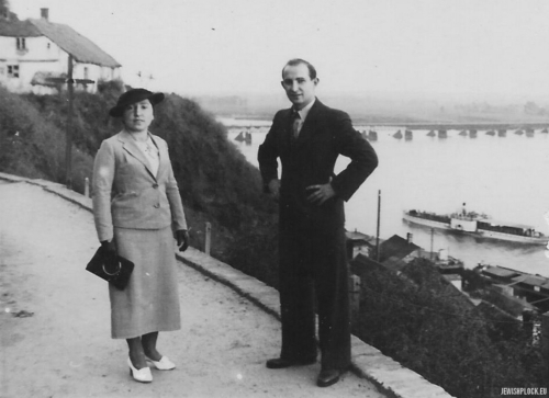 Chana Rachela and Motel Perelgryc, Płock, 1930s